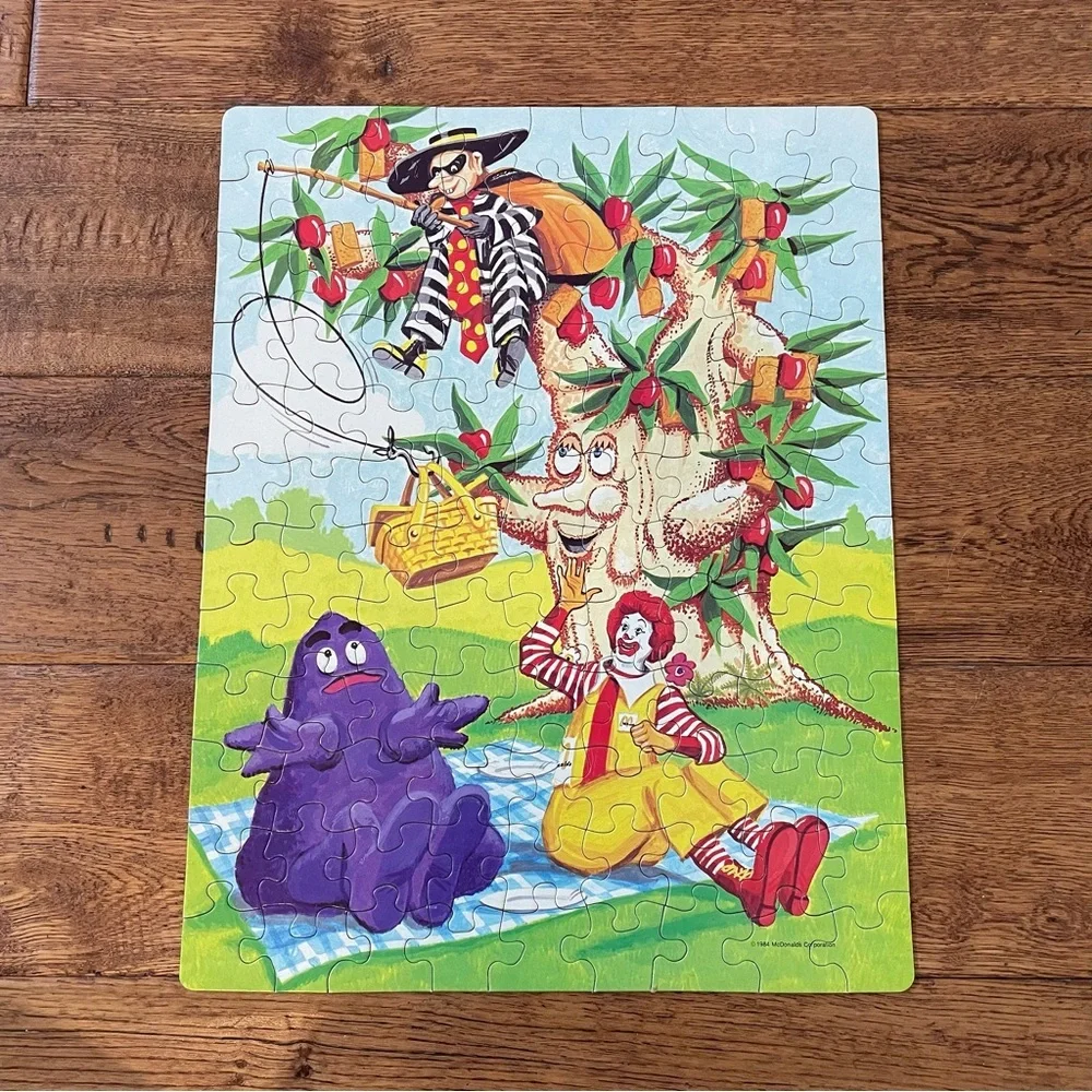 Vintage 1984 McDonald’s 100 piece puzzle